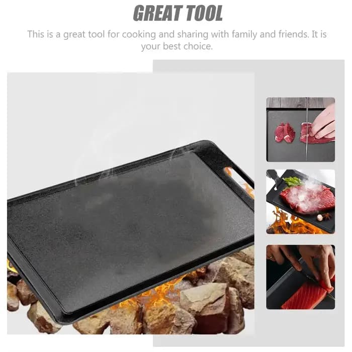 Plaque de Barbecue pour grillades sur la cuisinière de Camping