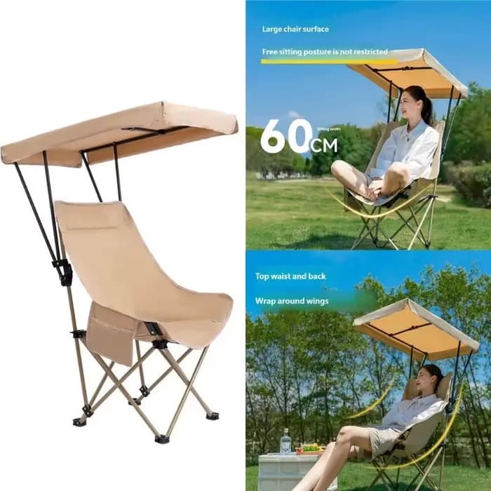 Chaise d'extérieur plage à dossier haut