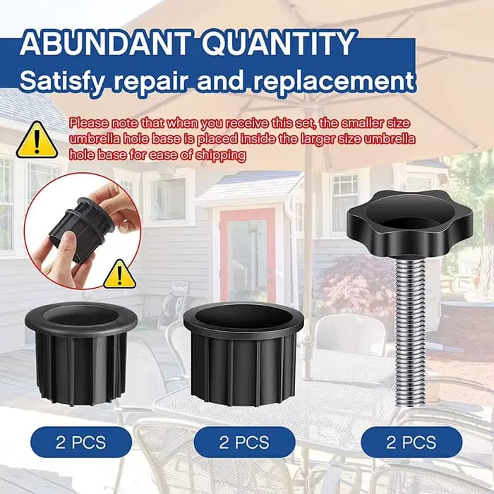 Pièces de base de parapluie en plastique