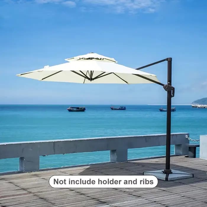 Tissu de rechange 3M/3.5M pour parasol romain