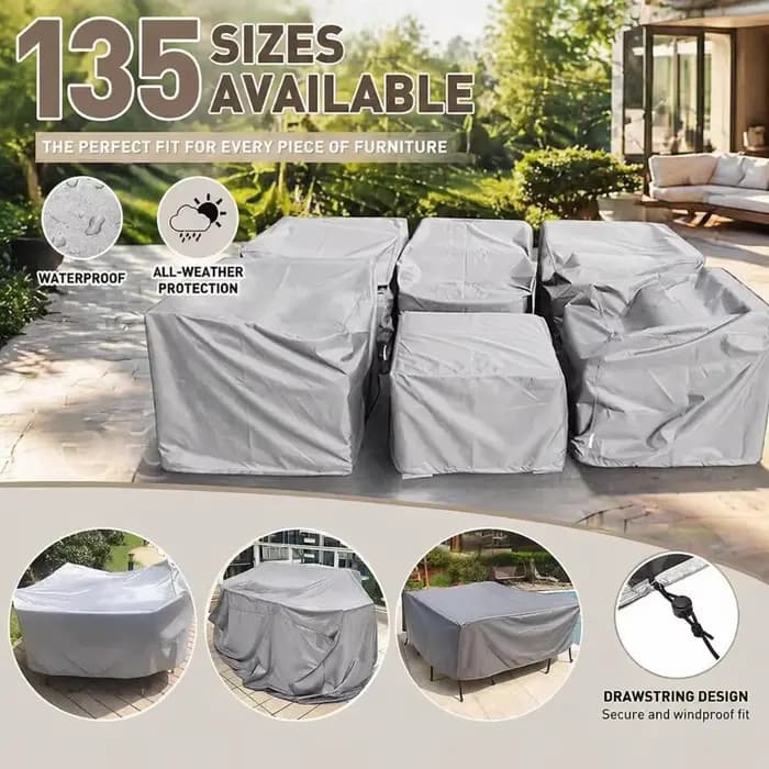 Juste de Protection pour Meubles de Jardin d'Extérieur