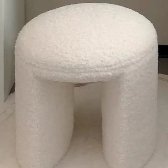 Chaise de coiffeuse pas chère, basse, marron, mignonne, style mini-selle, pour maquillage et salle à manger, mobilier de chambre