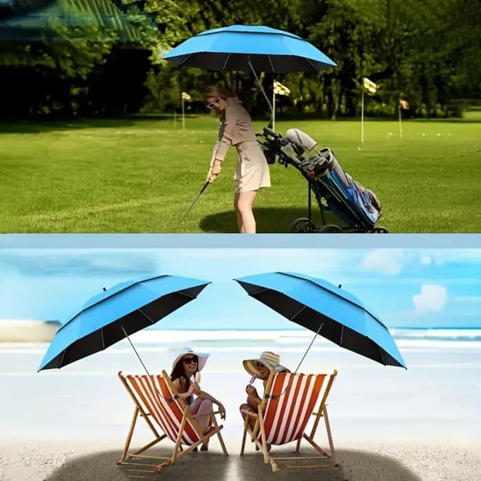 Parasol de plage avec pince universelle