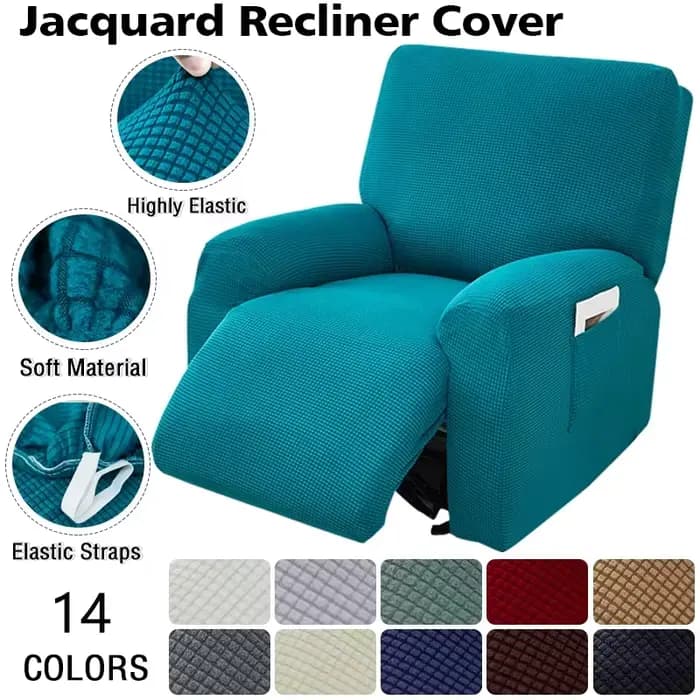 Housse de canapé inclinable en Jacquard