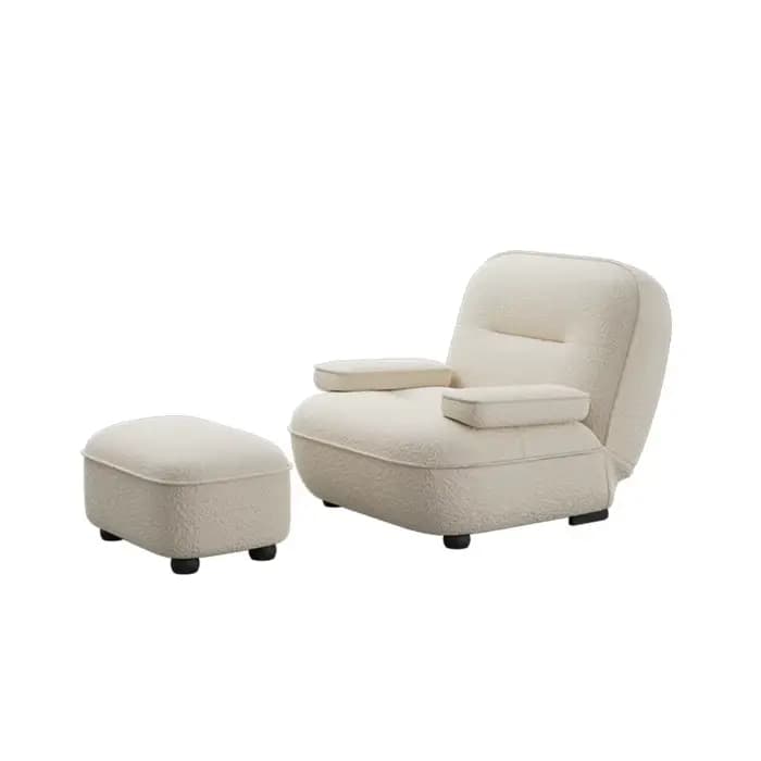 Fauteuil nordique de luxe avec support lombaire
