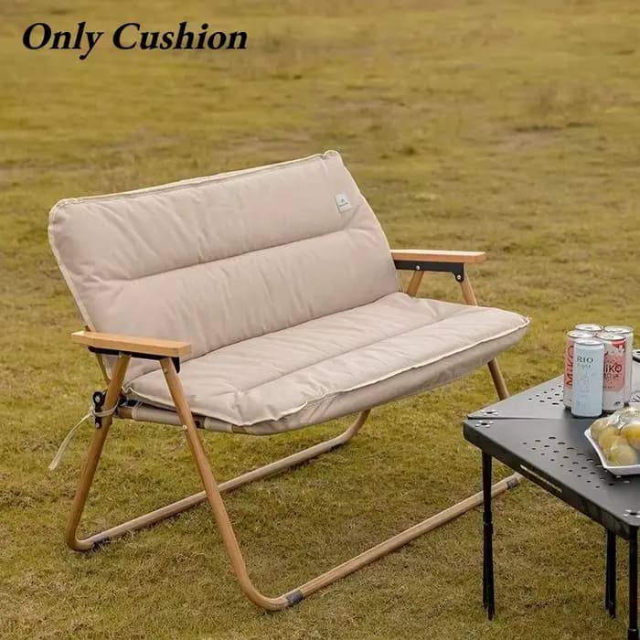 Tapis de siège de Camping de jardin pliant extérieur 103x76.5cm avec sangle de fixation coussin de chaise couette