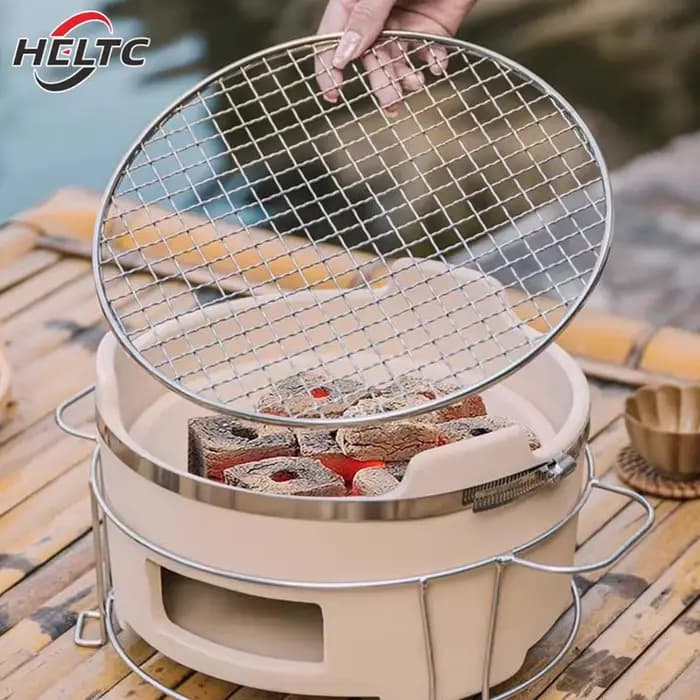 Filet de barbecue rond en acier inoxydable T1