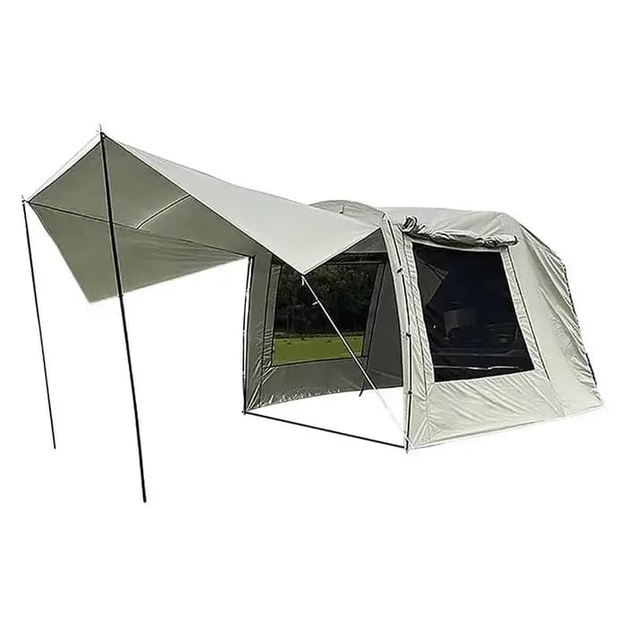 Tente de camion de voiture Tatpour camping, SUV, MPV, tente arrière de voiture, étanche, queue automatique, auvent, plage, pare-soleil, conduite autonome, 5-6