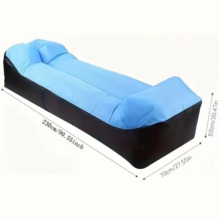 Fauteuil gonflable portable avec coussin