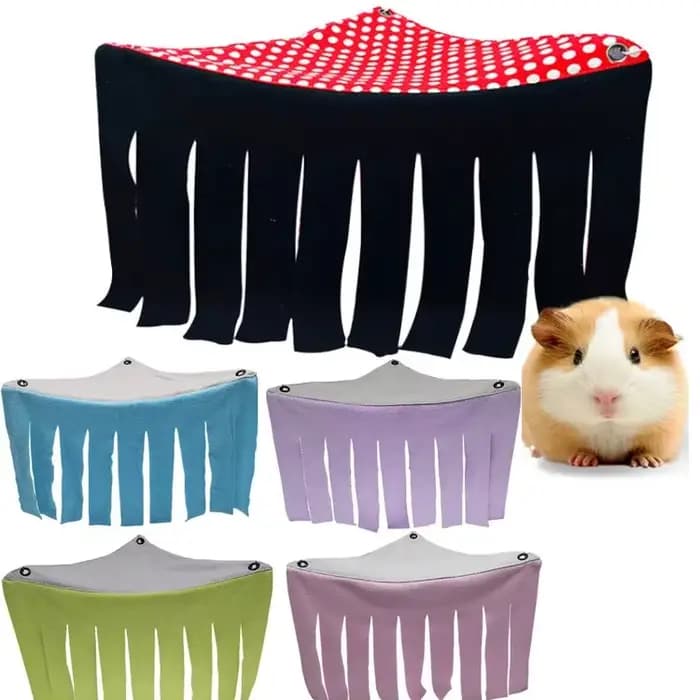 Hamac pour animaux de compagnie, Cage cachette, accessoires, tente pour Hamster, nid, lit pour cochon d'inde, Chinchilla, hérisson, Rat, écureuil, furet, lapin nain