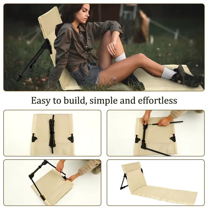 Chaise de Camping pliable en tissu Oxford