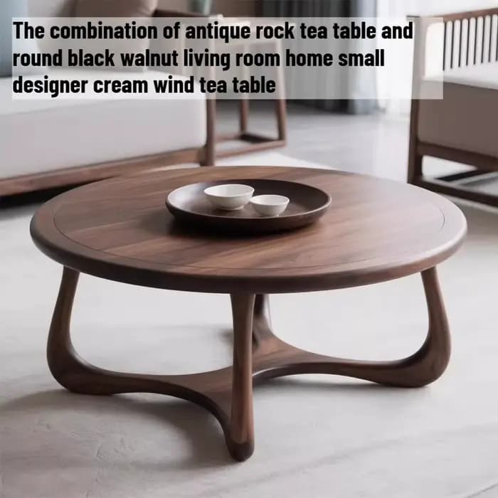 Tables basses rondes vintage en bois, tables basses de style farmhouse, tables basses de jardin, Tavolino Da Salotto, meubles originaux