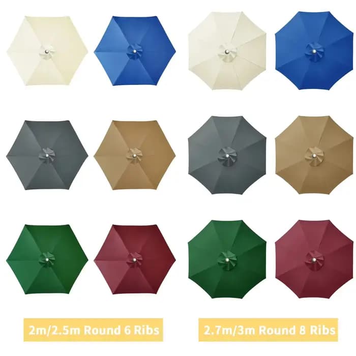 Housse de rechange pour parasol de jardin et terrasse