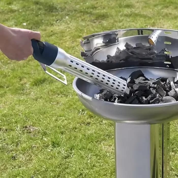 Barbecue Kamado Premium avec Allume-Charbon Électrique et Outils de Grillade Extérieurs