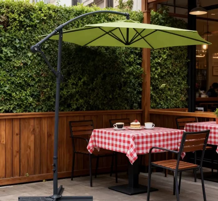 Parasol extérieur de parapluie de Patio de café d'inclinaison de décalage de jardin de 3M en gros pour l'hôtel et le Restaurant