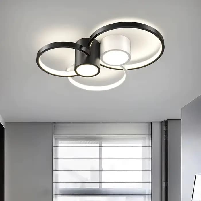 Lampes de salon plafond moderne à LEDs lustre lumière pour salle à manger salle d'étude cuisine Lustre luminaire intérieur suspendu décor