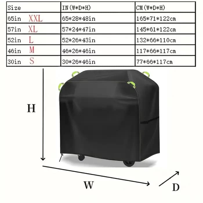 Housse de protection pour barbecue extérieur