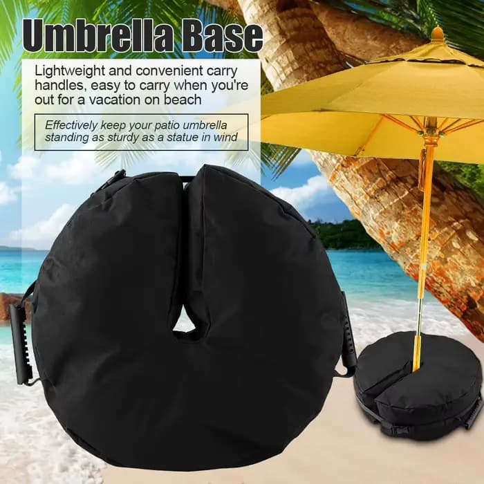 Sac de poids de sable de base de parapluie rond pour parasol de patio