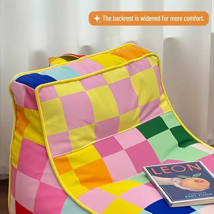 Canapé pouf créatif en mosaïque