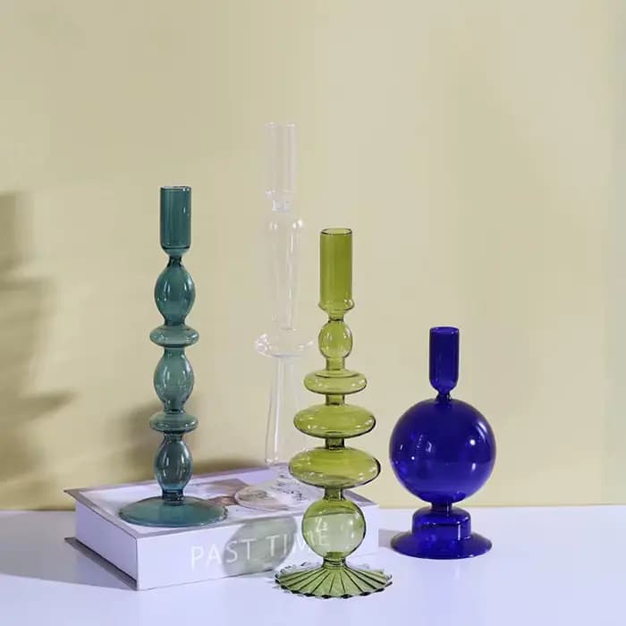 Vase en verre pour centre de table