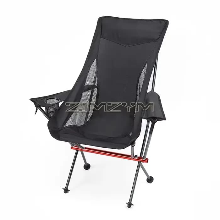 Chaise de camping à dossier haut
