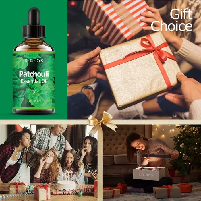 Huile essentielle de patchouli, pour soins de santé, massage corporel et soins capillaires, hydratant et intensément hydratant.