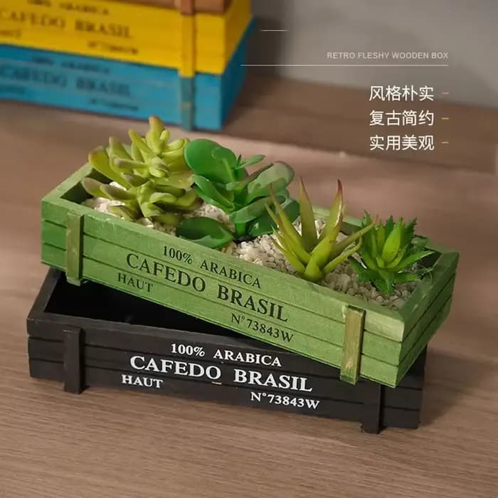 Pot de plantes de jardin rétro