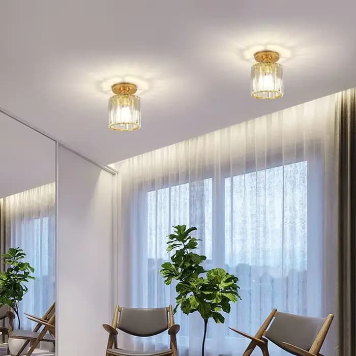 Nouveaux lustres de plafond en cristal, lampe suspendue pour salon, lampe de plafond pour chambre à coucher, lustre de villa, éclairage décoratif pour la pièce