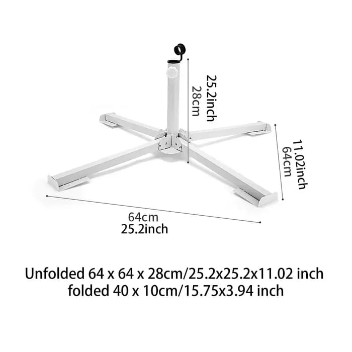 Support de parasol d'extérieur pour jardin
