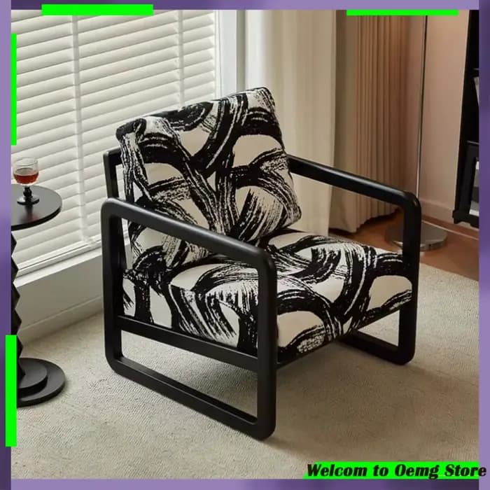 Fauteuil de maquilleur élégant avec accoudoirs pour salon