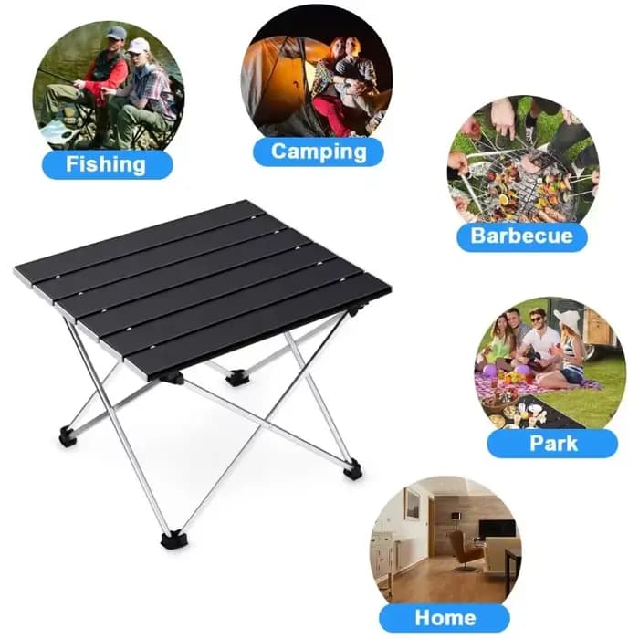 Table de camping pliante ultralégère et portable