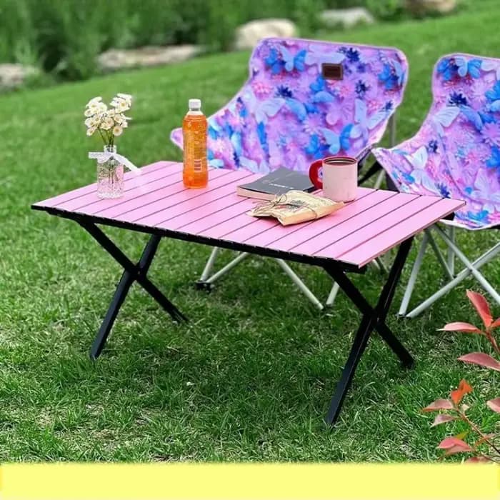 Table de camping portable