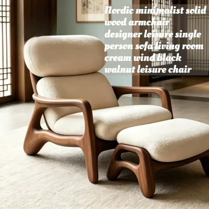 Fauteuil de salon en bois