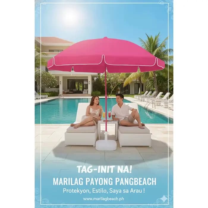 Parasol de plage robuste