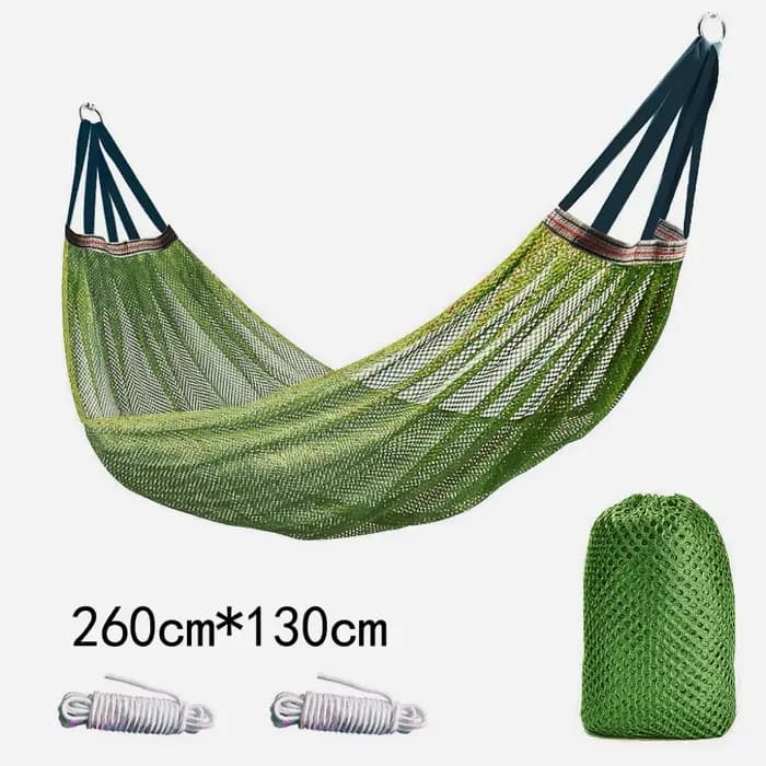Hamac de jardin en maille pour l'extérieur