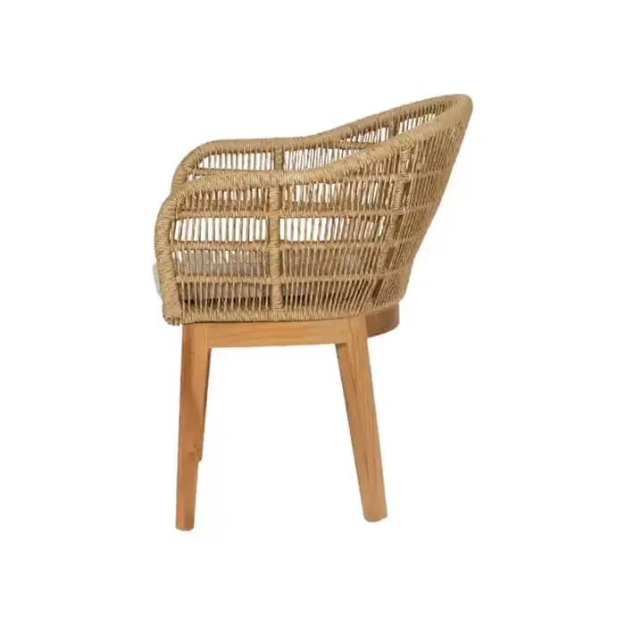 Chaises de jardin en corde imperméables