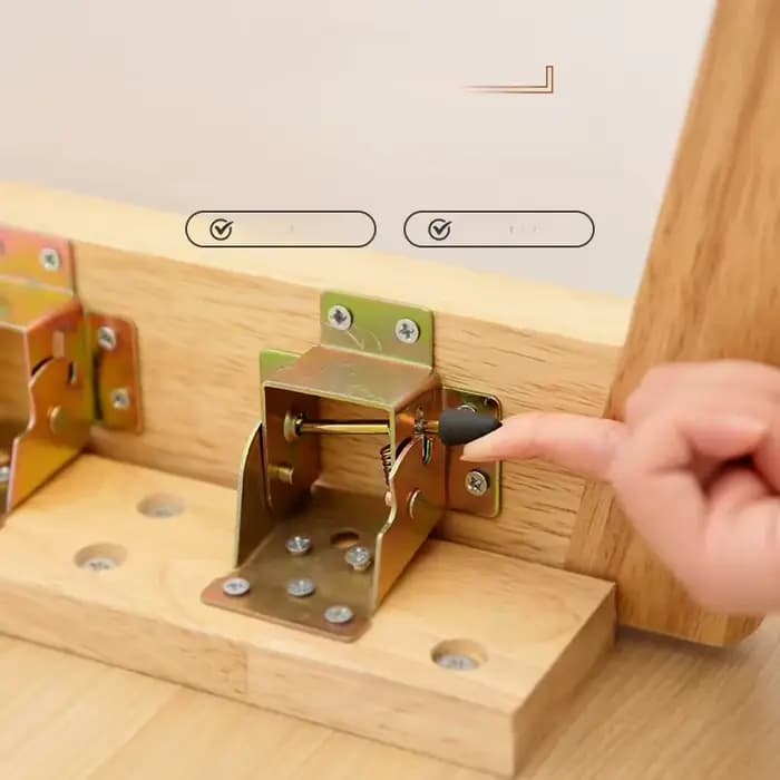 Table basse pliable en bois massif