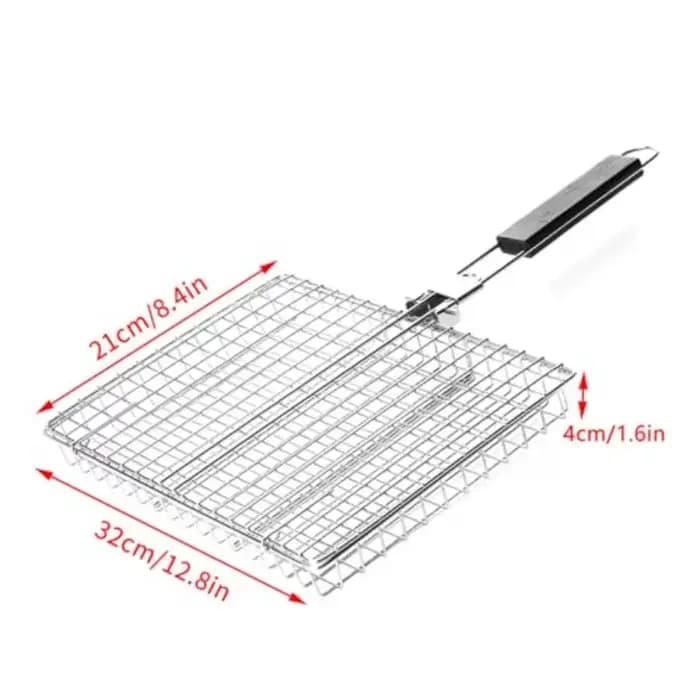 Filet de Barbecue pliable en acier inoxydable