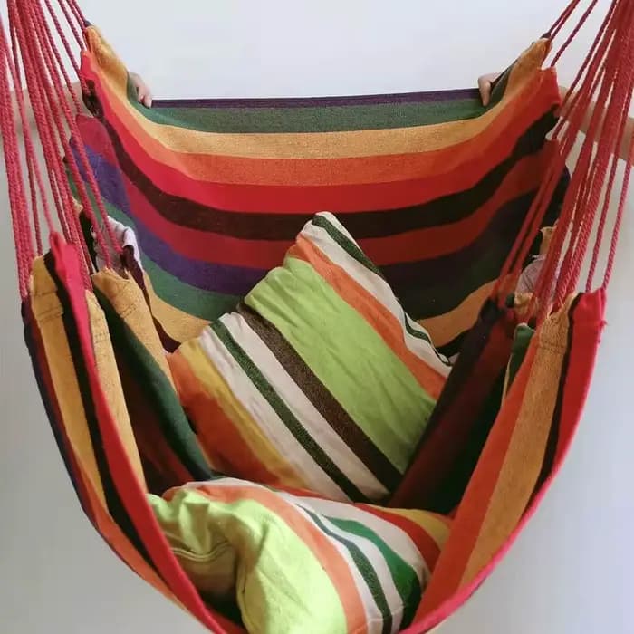 Extérieur intérieur 120KG maison jardin chaise suspendue Camping corde lit chambre hamac