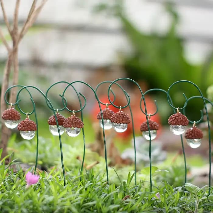 9 branche de jardin pomme de pin