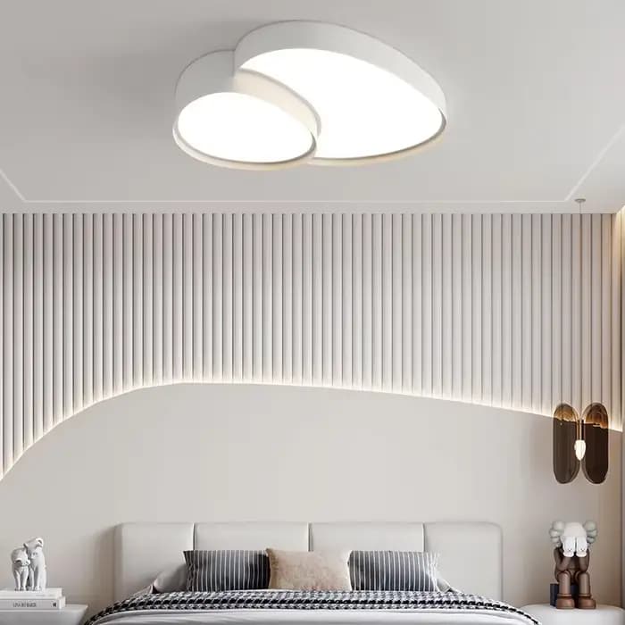 Plafonnier Led au design moderne et simple, luminaire décoratif d'intérieur, idéal pour un salon, une cuisine, un balcon ou une chambre à coucher