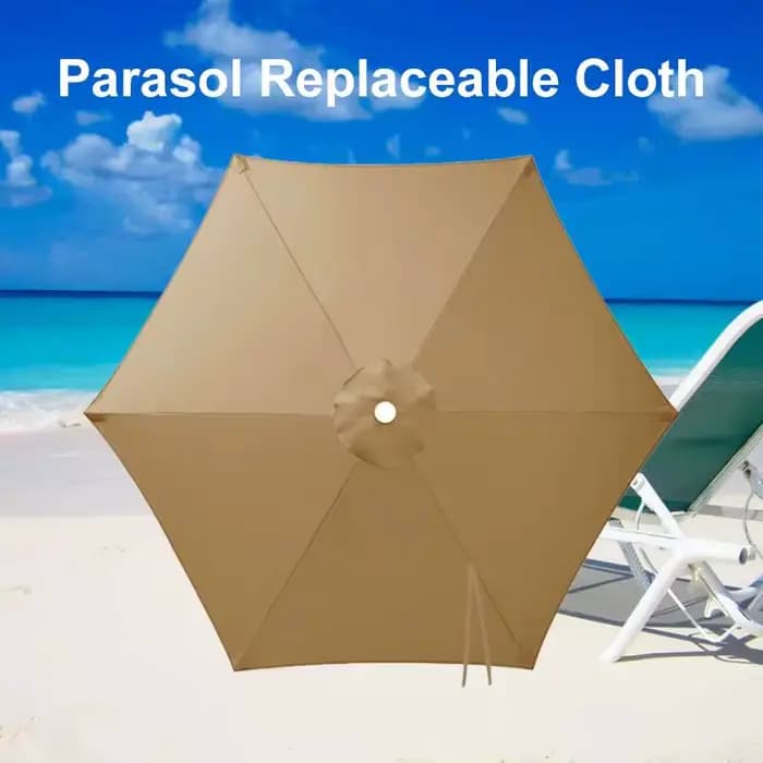 Tissu de rechange pour parasol de jardin extérieur