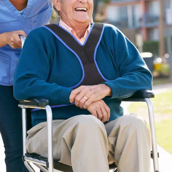 Sangles de maintien pour fauteuil roulant, sangle de soutien lombaire, accessoires pour fauteuil roulant, sangles de fixation pour les épaules, ceinture de siège pour fauteuil roulant