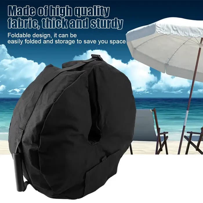 Sac de poids de sable de base de parapluie rond pour parasol de patio