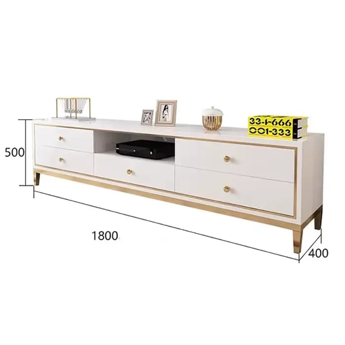 Salon avec support meuble Tv classique européen Design tendance meuble Tv beauté minimaliste Mobiletto Porta Tv meubles de maison