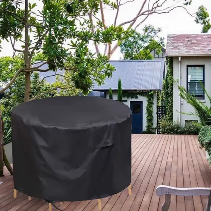 Housse de protection pour meubles ronds