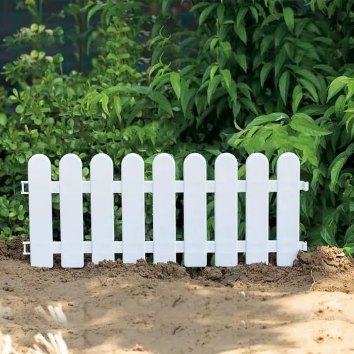 Clôture de cour en plastique pour jardin