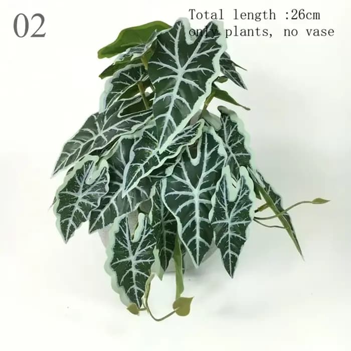 Terrarium artificiel plantes vigne tenture murale fleur rotin Simulation feuille en plastique rotin herbe verte maison balcon jardin décor