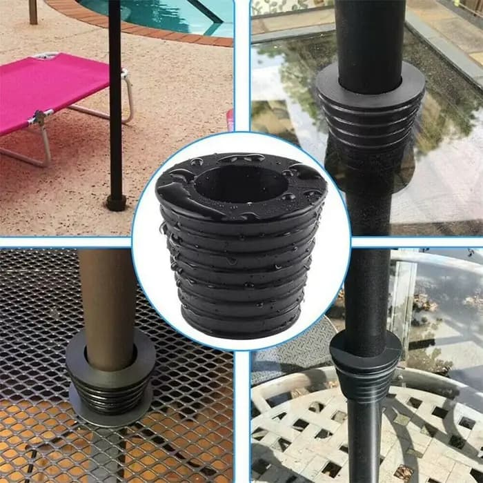 Cône de parasol en caoutchouc pour anneau de fixation