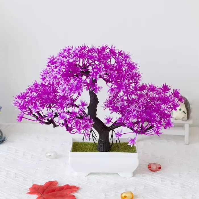 Petit arbre artificiel en pot